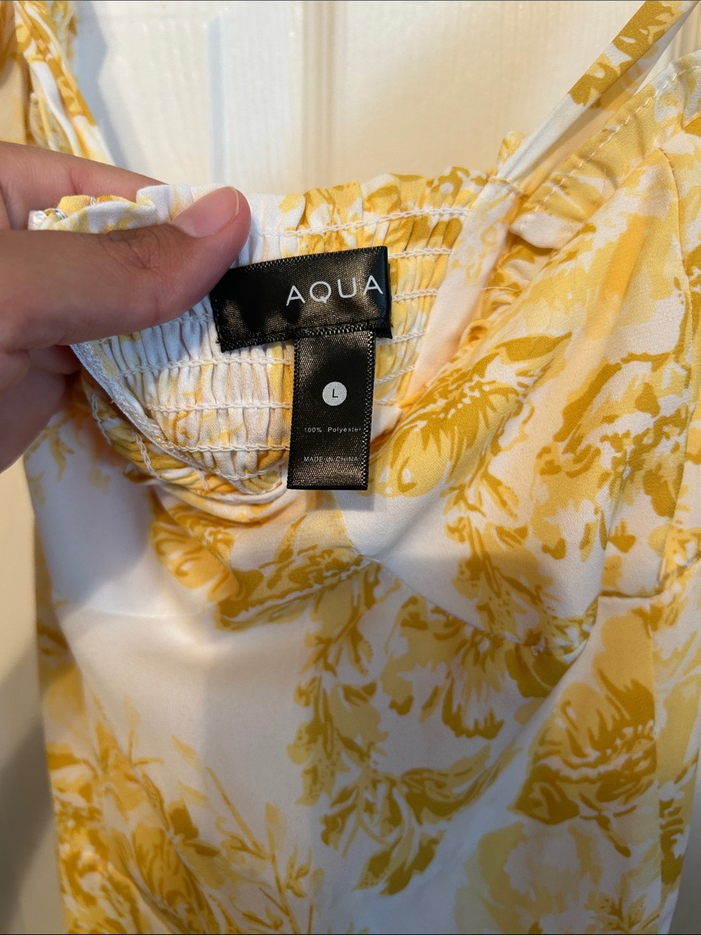 Yellow Floral Corset Maxi Dress - Picture 9 of 9